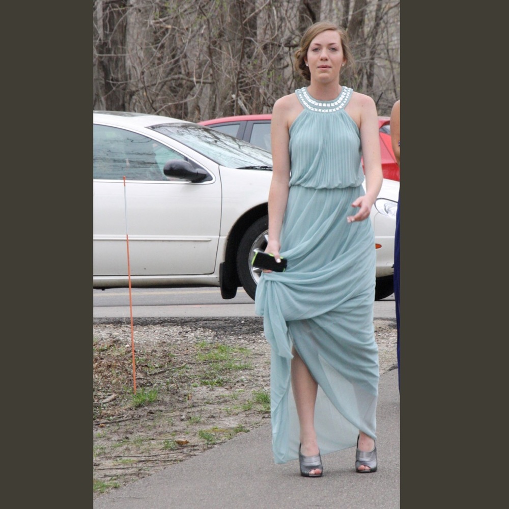 Blue Prom dress